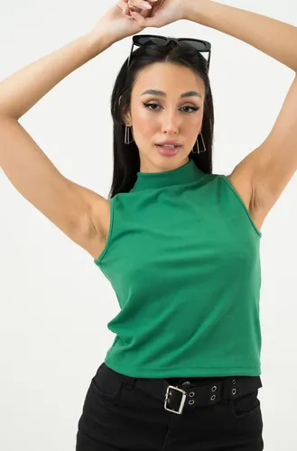 Tops cuello alto sale