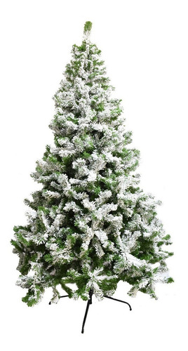 Arbol Pino Navidad Artificial Nevado 2.10 Mt 210nv Color Verde