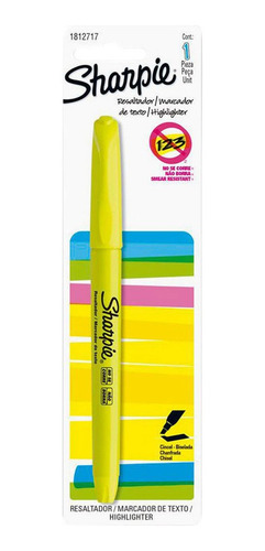 Marcador Sharpie Resaltador De Texto Amarillo Original