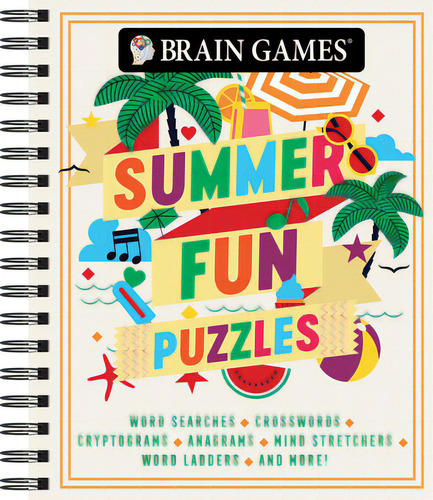 Brain Games - Summer Fun Puzzles (#3): Word Searches, Crosswords, Cryptograms, Anagrams, Mind Str..., De Publications International Ltd. Editorial Pubn Intl, Tapa Blanda En Inglés