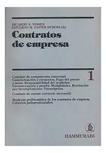 Contratos De Empresa (usado) - Nissen, Ricardo A