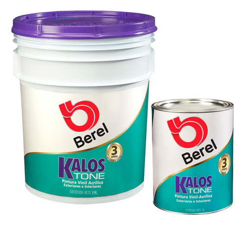 Cubeta  De Pintura Kalostone 19lt + Galón Blanco Gratis 