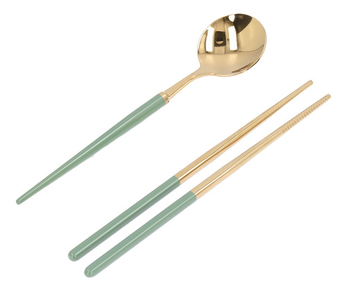 Set De Cubiertos De Acero Inoxidable Y Utensilios Reutilizab