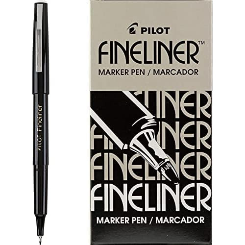 Juego De Rotuladores  Fineliner, Línea De Punta Fina N...