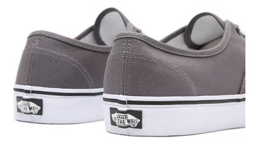 Imagen 6 de 8 de Zapatillas Vans Modelo Authentic Gris Nueva Coleccion