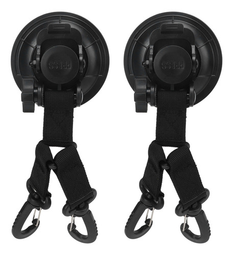 Anclaje Con Ventosa De Doble Cabezal, 2 Unidades, Resistente