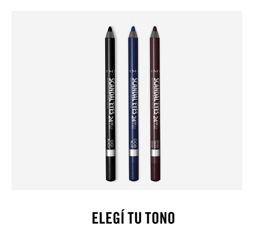 Imagen 5 de 5 de Delineador De Ojos Rimmel Scandaleyes Waterproof Kohl Kajal