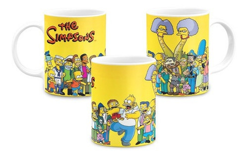 Caneca Cerâmica Os Simpsons Personagens