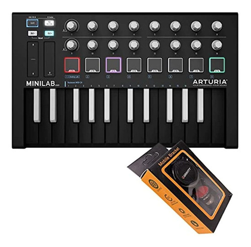 Arturia Minilab Mkii Mini Hybrid Keyboard Controller Black E