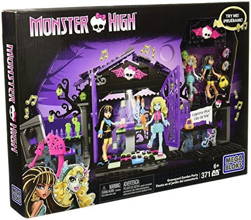 Juguete Mega Bloks Monster High Graveyard Garden Party Juego