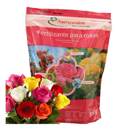 Fertilizante, Abono Para Rosas Y Rosales. Jardinería, Flores