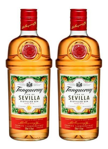 Gin Tanqueray Flor Sevilla 700ml Pack X2 Fullescabio Oferta