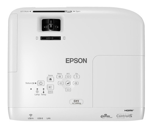 Epson X49 Proyector 3600 Lúmenes Tecnología 3lcd - Rj45 Hdmi