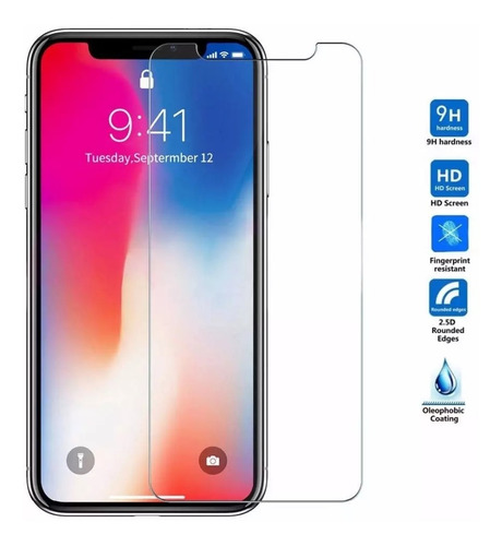 Vidrio Templado iPhone X Xs I Phone Teléfonos Celulares