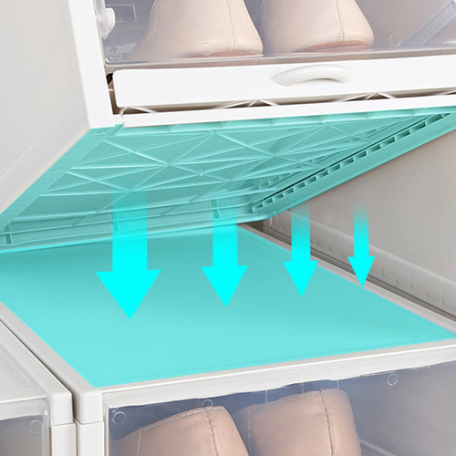Cajonera Transparente De Plástico Con Tapa Gruesa, 1 Unidad/