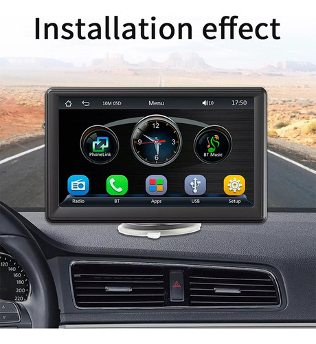 Reproductor De Sonido Portátil Para Coche Con Carplay Y Andr