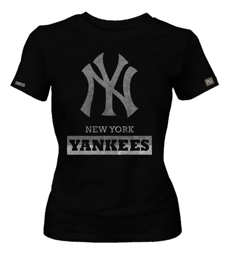 Camiseta New York Yankees Béisbol Baseball Ny Dama Mujer Edc