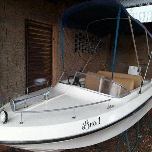 Lancha Fibra 14 Pés E Motor Mercury 30hp (valor Negociável)