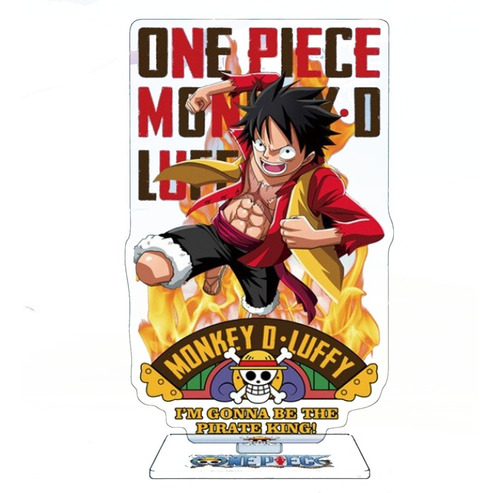 Figura Acrílico One Piece Monkey D Luffy Anime