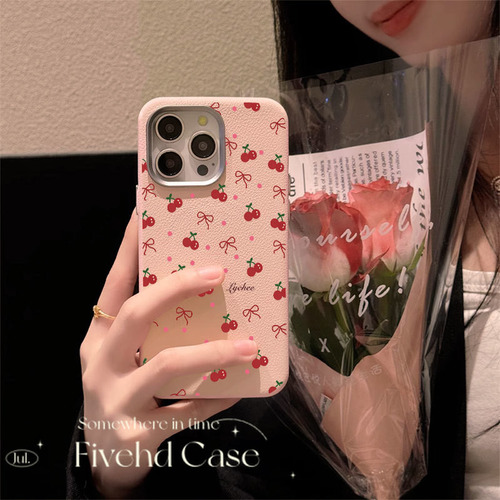 Carcasa De Dibujos Animados Con Lunares En Cerezo Para Redmi A3 14c 13c 12c 9t