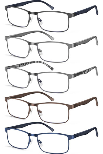 Damideo Lentes De Lectura Para Hombre, Bloqueo De Luz Azul, 