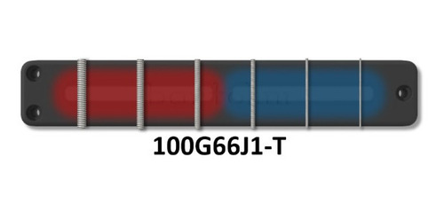 Imagem 3 de 5 de Set Captador Baixo Bartolini 100g66j1 B/t Dual Coil Em Linha