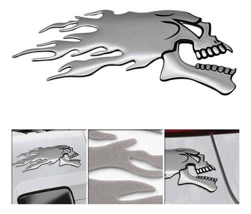 A Calcomanía De Calavera Para Coche Calcomanía De Calavera