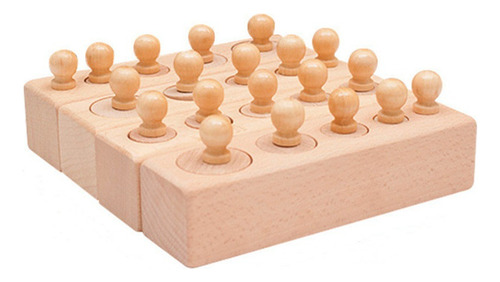 . Juego De Cilindros De Enchufe Montessori Juguetes