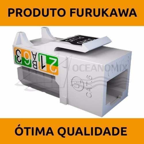 Imagem 9 de 10 de Keystone Rj45 Femea Cat6 Furukawa Sohoplus Primeira Linha