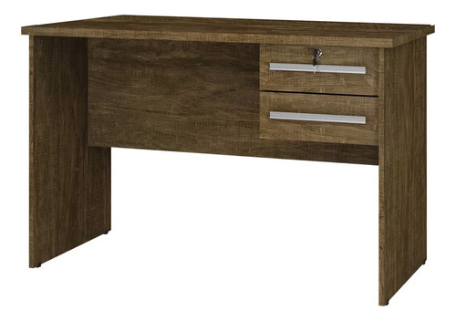 Mesa Para Computador 2 Gavetas Byte Valdemóveis Ipê Gf