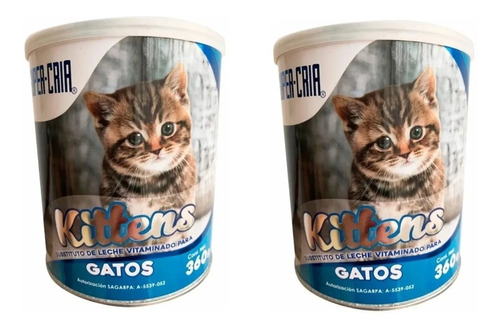 Leche Supercría Kittens 2latas 360grs