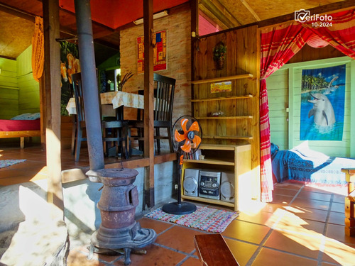 Cabaña Para Alquilar Por Día En Villa Serrana Con Piscina