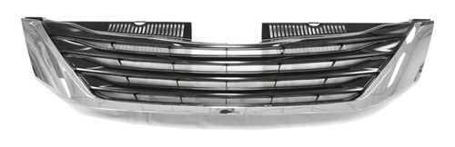 Parrilla Frontal Negra Cromada Para Toyota Sienna Van 11-13