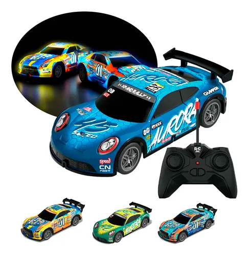comprar Auto A Radio Control Remoto Carreras Juguete Luz Rc A Pilas