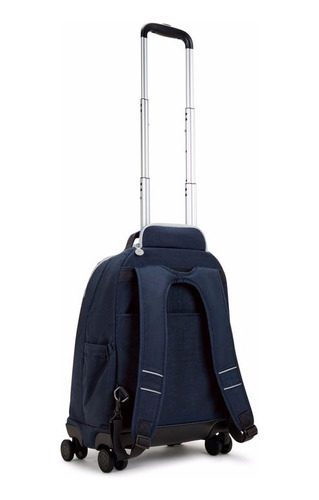 Mochila De Rodinhas Kipling New Zea True Blue Grey