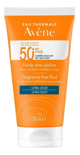 Protector Solar Fps50 Ultra Ligero Anti-manchas | Avene 50ml