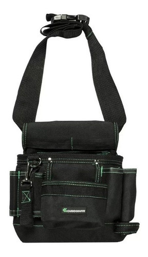 Bolsa Pochete P/ Ferramentas 3 Bolsos Cg 405 Carbografite Cor Preto