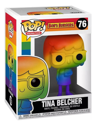 Funko Tina Belcher #76 Bob's Burgers Pride Caja 9 De 10