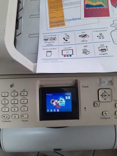 Impressora Laser Multifuncional Hp Cm1312nfi Mfp
