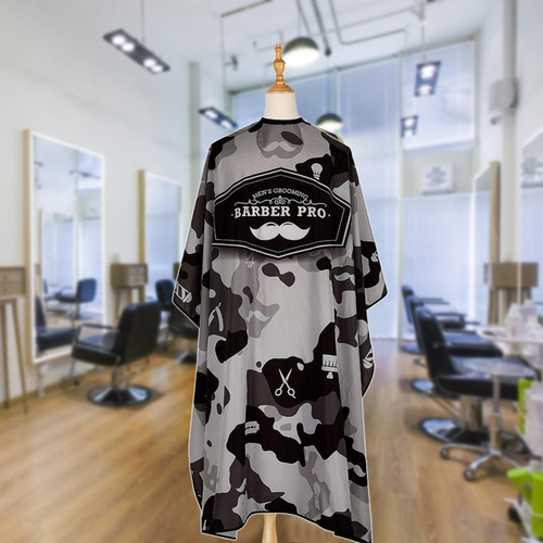 Xing Capa De Barbero Profesional Grande, Camuflaje,
