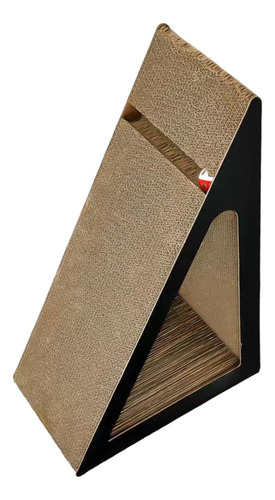 Rascador Triangular Para Gatos De Interior, Juguete