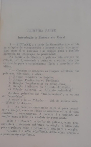 Sintaxe De Concordância Verbal De 1955 / Autor Carlos Góis = Estudos Da Lingua Portugues (Usado)