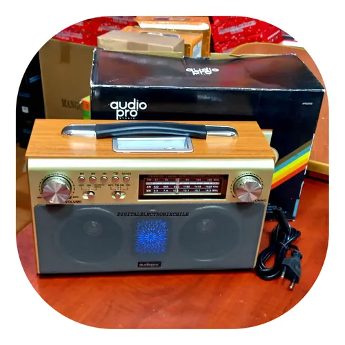 Radio Retro Portátil Bluetooth Fm Usb Sd Recargable Ap02056