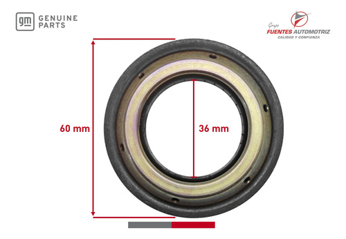 Reten Gm Boca Flecha Aveo 4l 1.6l 2012-2016 Gm Parts
