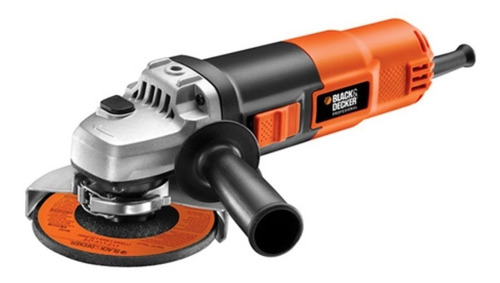 Imagen 3 de 4 de Amoladora angular Black+Decker G720 de 50 Hz/60 Hz color naranja 820 W 220 V + accesorios