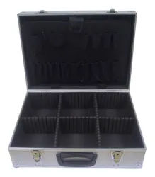 Comprar Maleta 34x24x15cm Transporte Alumínio Divisória Chave Ma-810 no Mercado Livre