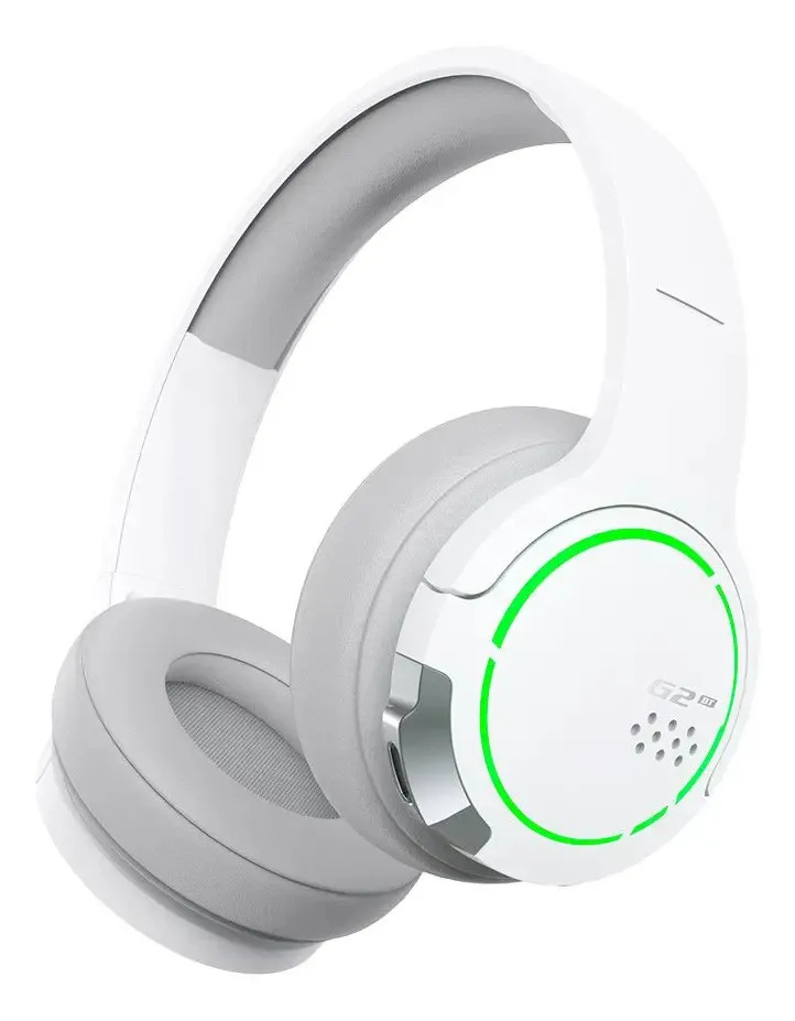 Fone Bluetooth Com Microfone E Led Rgb Edifier G2bt Branco