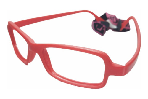 Imagen 2 de 3 de Anteojo Lente Gafa Receta Flexible Rojo