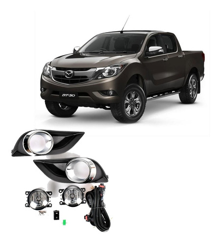 Neblineros Mazda Bt50 2013-2020 Kit Completo