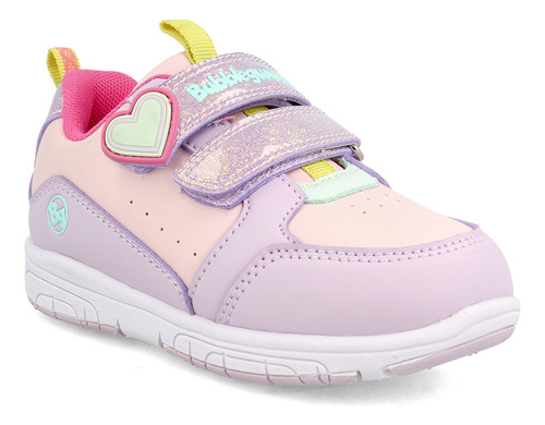 Zapatilla Niña Bubblegummers Soft Walker Lila